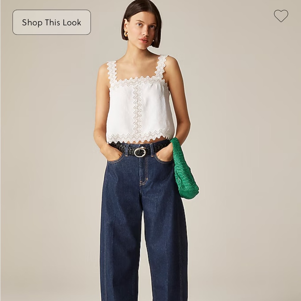 J. Crew Dark Blue Ankle Jeans